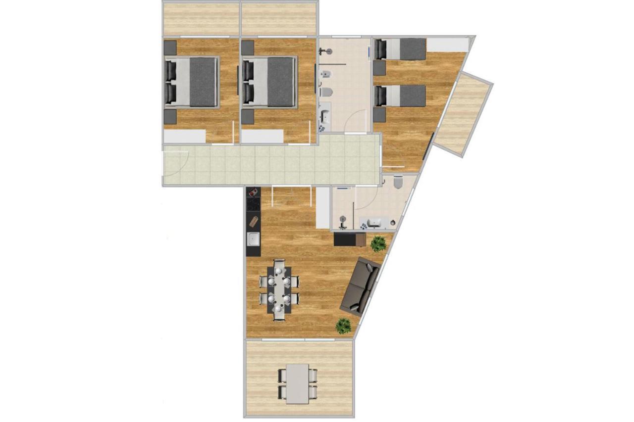 K1 Mountain Chalet - Luxury Apartements Brunico Esterno foto